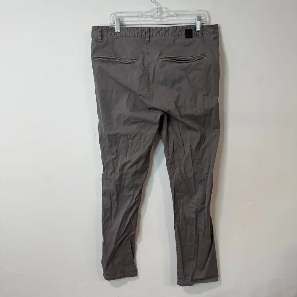 Vuori Men's‎ Collins Chino Pants Cotton Blend Gray 36 Stretch